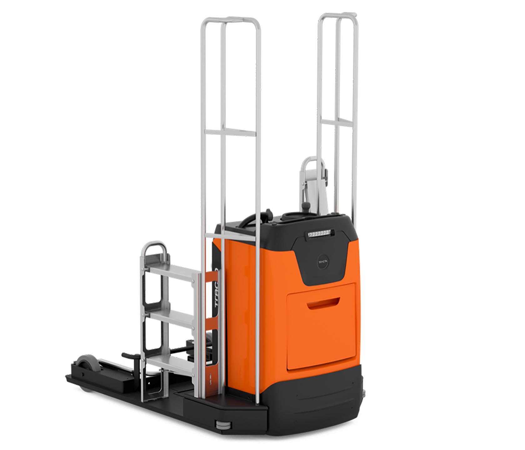 Toyota light-duty low level order picker with steps for e-commerce