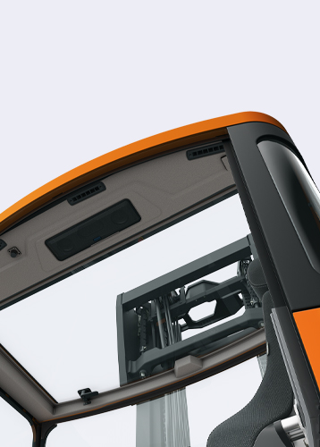 Toyota BT Reflex reach trucks with cold store cabin