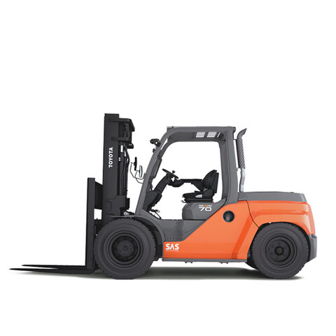 IC counterbalanced truck - Toyota Tonero Diesel Forklift 6t - Main image