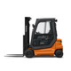 Electric counterbalanced truck - Toyota Traigo48, 4-wheel 2t Compact - Side image