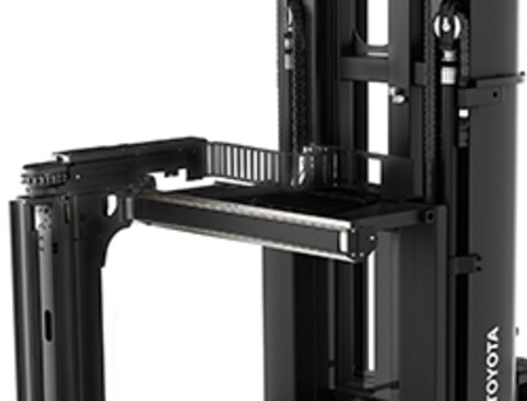 Belt-driven fork movement